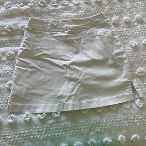 Lady Hagen white golf skort